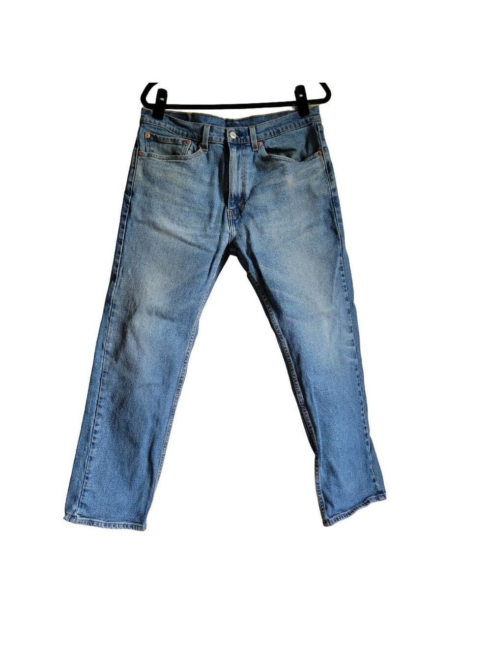 Men's Levi's 501 Jeans Size W34 L29 Light Blue Denim